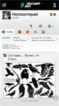 Mobile Screenshot of noctourniquet.deviantart.com