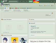 Tablet Screenshot of hinata-fc.deviantart.com