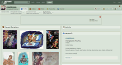 Desktop Screenshot of cosmicoco.deviantart.com