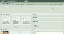 Desktop Screenshot of naruto-avatar.deviantart.com
