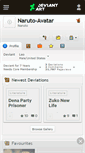 Mobile Screenshot of naruto-avatar.deviantart.com