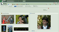 Desktop Screenshot of falcona.deviantart.com