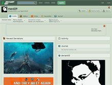 Tablet Screenshot of mavd29.deviantart.com