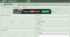 Desktop Screenshot of princess-peach.deviantart.com