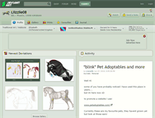 Tablet Screenshot of liizziie08.deviantart.com