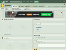 Tablet Screenshot of ikissitplz.deviantart.com
