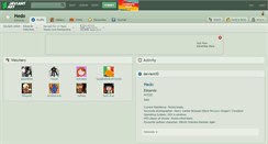 Desktop Screenshot of hedo.deviantart.com