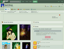 Tablet Screenshot of keori-kiczys.deviantart.com