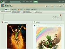 Tablet Screenshot of olivera-h.deviantart.com