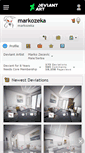 Mobile Screenshot of markozeka.deviantart.com