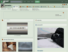 Tablet Screenshot of monastor.deviantart.com