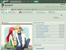 Tablet Screenshot of ginryuzaki.deviantart.com