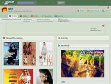Tablet Screenshot of caio.deviantart.com