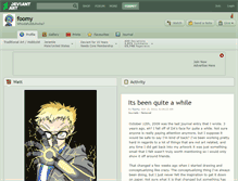 Tablet Screenshot of foomy.deviantart.com