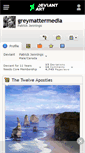 Mobile Screenshot of greymattermedia.deviantart.com