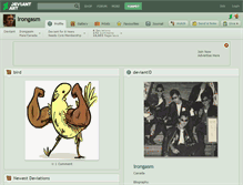 Tablet Screenshot of irongasm.deviantart.com