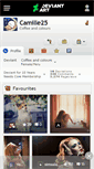 Mobile Screenshot of camille25.deviantart.com