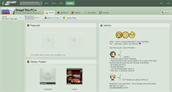 Desktop Screenshot of dread-trio-fc.deviantart.com
