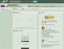 Tablet Screenshot of dread-trio-fc.deviantart.com