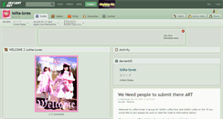 Desktop Screenshot of lolita-loves.deviantart.com