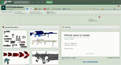 Desktop Screenshot of intothedarkdawn.deviantart.com
