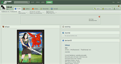 Desktop Screenshot of inkrat.deviantart.com