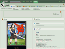 Tablet Screenshot of inkrat.deviantart.com