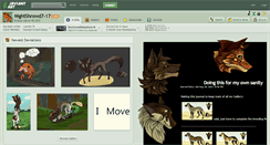 Desktop Screenshot of nightshrowd7-17.deviantart.com