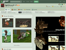 Tablet Screenshot of nightshrowd7-17.deviantart.com