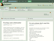 Tablet Screenshot of bluemango33.deviantart.com