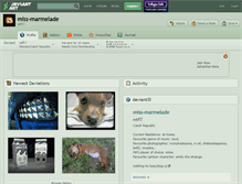 Tablet Screenshot of miss-marmelade.deviantart.com