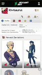 Mobile Screenshot of kiwisaurus.deviantart.com