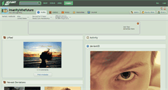 Desktop Screenshot of insanityisthefuture.deviantart.com