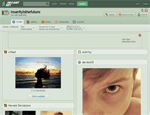 Tablet Screenshot of insanityisthefuture.deviantart.com