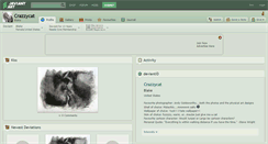 Desktop Screenshot of crazzycat.deviantart.com