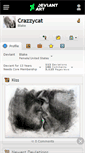 Mobile Screenshot of crazzycat.deviantart.com