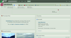 Desktop Screenshot of gabrialdestruir.deviantart.com