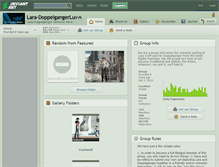 Tablet Screenshot of lara-doppelgangerluv.deviantart.com