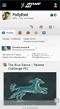 Mobile Screenshot of follyfoot.deviantart.com