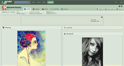 Desktop Screenshot of obscene-bunny.deviantart.com