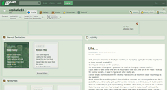 Desktop Screenshot of coolkatie24.deviantart.com