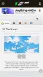 Mobile Screenshot of anything-mmd.deviantart.com