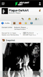 Mobile Screenshot of plague-darkart.deviantart.com