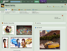 Tablet Screenshot of miguel-camino.deviantart.com