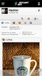 Mobile Screenshot of hackler.deviantart.com