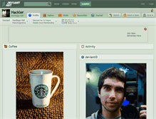 Tablet Screenshot of hackler.deviantart.com