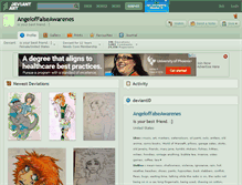 Tablet Screenshot of angeloffalseawarenes.deviantart.com
