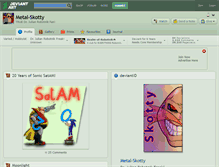 Tablet Screenshot of metal-skotty.deviantart.com