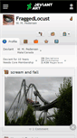Mobile Screenshot of fraggedlocust.deviantart.com