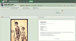 Desktop Screenshot of dark-arts-h8u.deviantart.com